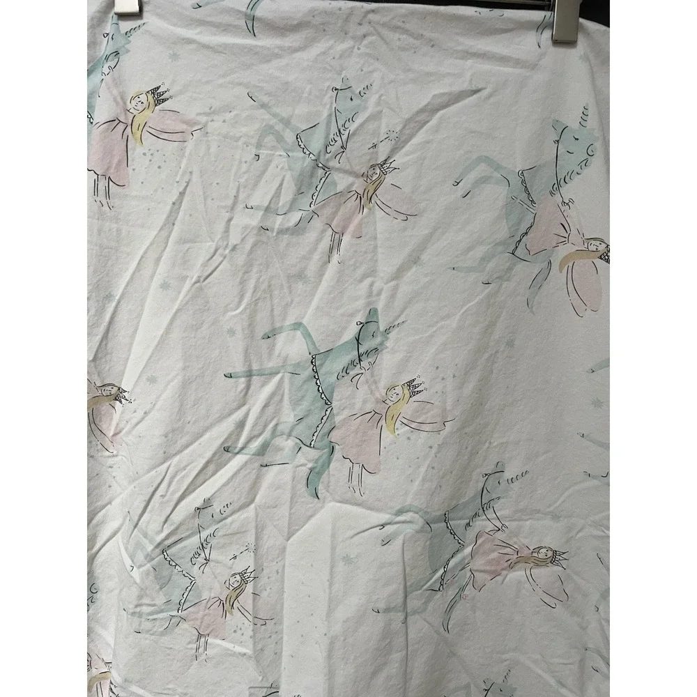 Pottery Barn Kids Twin Flat &Fitted Sheet, 1 Pillow Case Princess Ellie Unicorn